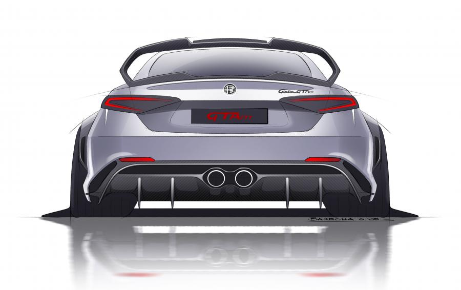 Эскиз Alfa Romeo Giulia GTAm (952) 2020 года  (фото 24 из 59)